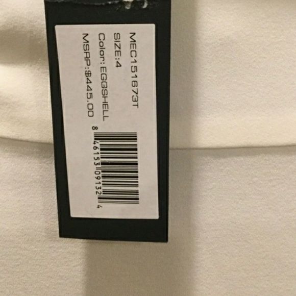 One Shoulder Asymmetric Dress Eggshell - Picture 6 of 8